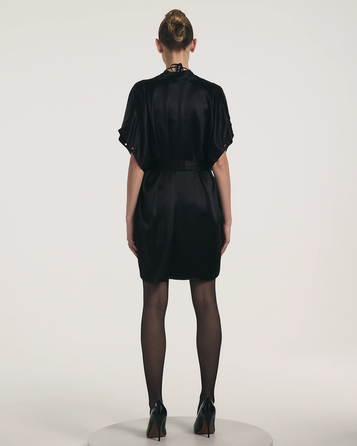 Stroke of Midnight Convertible Kimono Robe