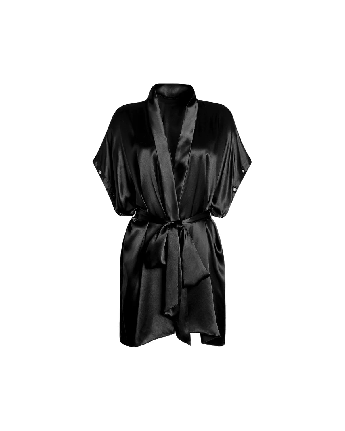 Stroke of Midnight Convertible Kimono Robe
