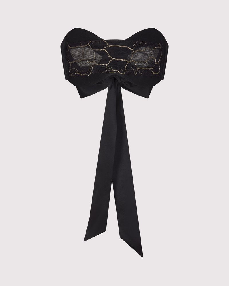 Lunatic Femme French lace eye mask made in NYC, styled for a sheer, seductive peek during erotic play in the streets and sheets.