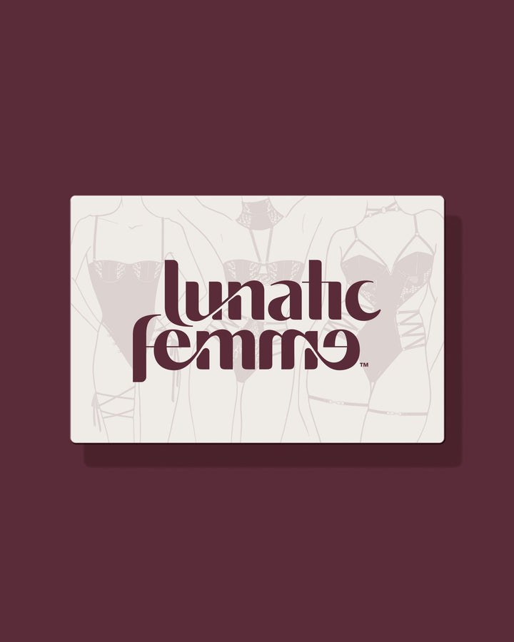 lunatic femme luxury lingerie e-gift card